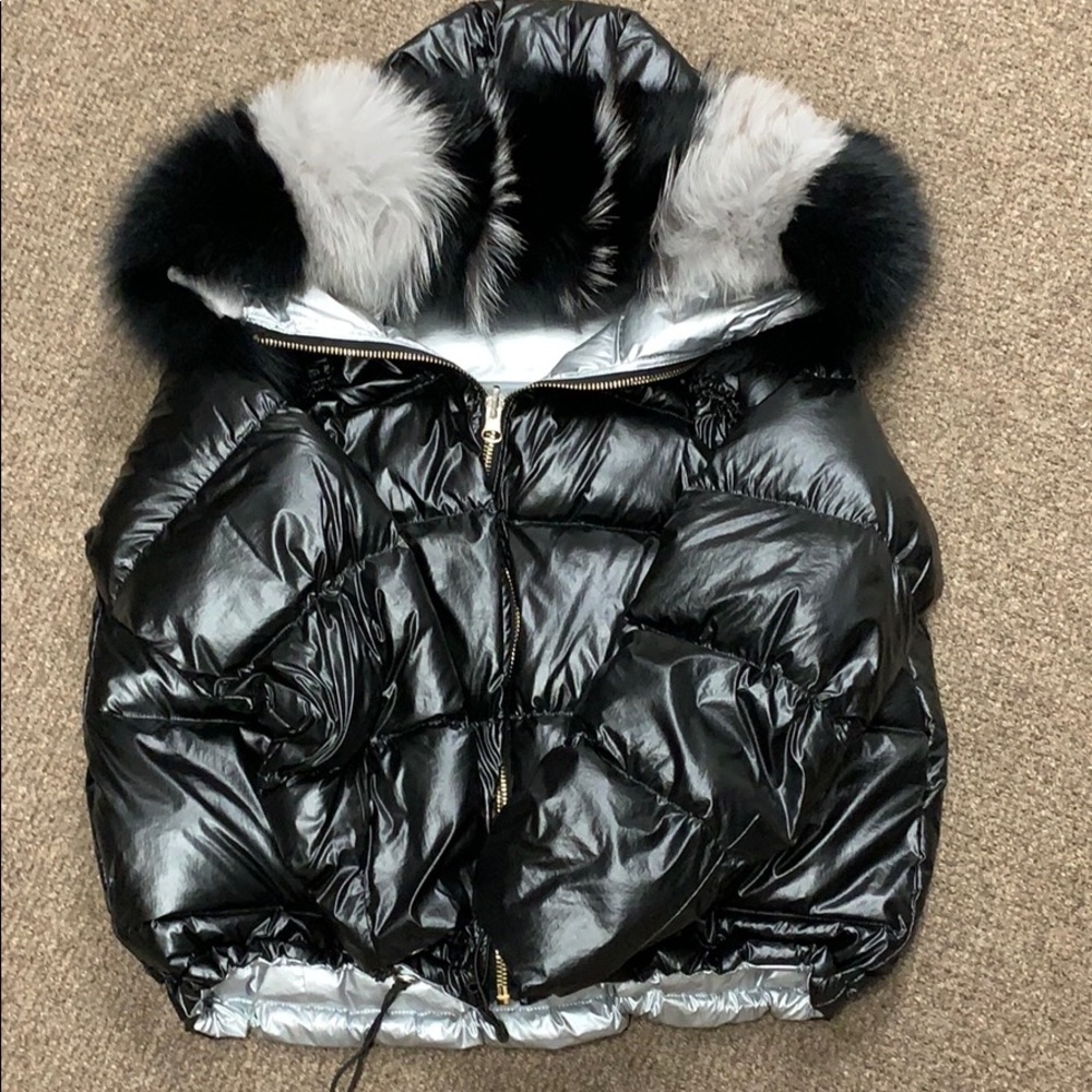 Bomber puffy jacket